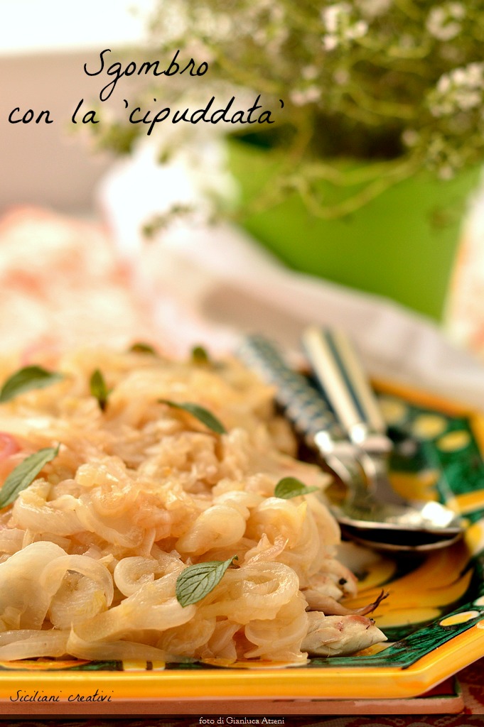 Sgombro con la cipollata in agrodolce (ricetta siciliana)